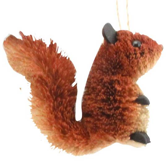Bristle Brown Squirrel, Black Paws 12cm *ETA Nov